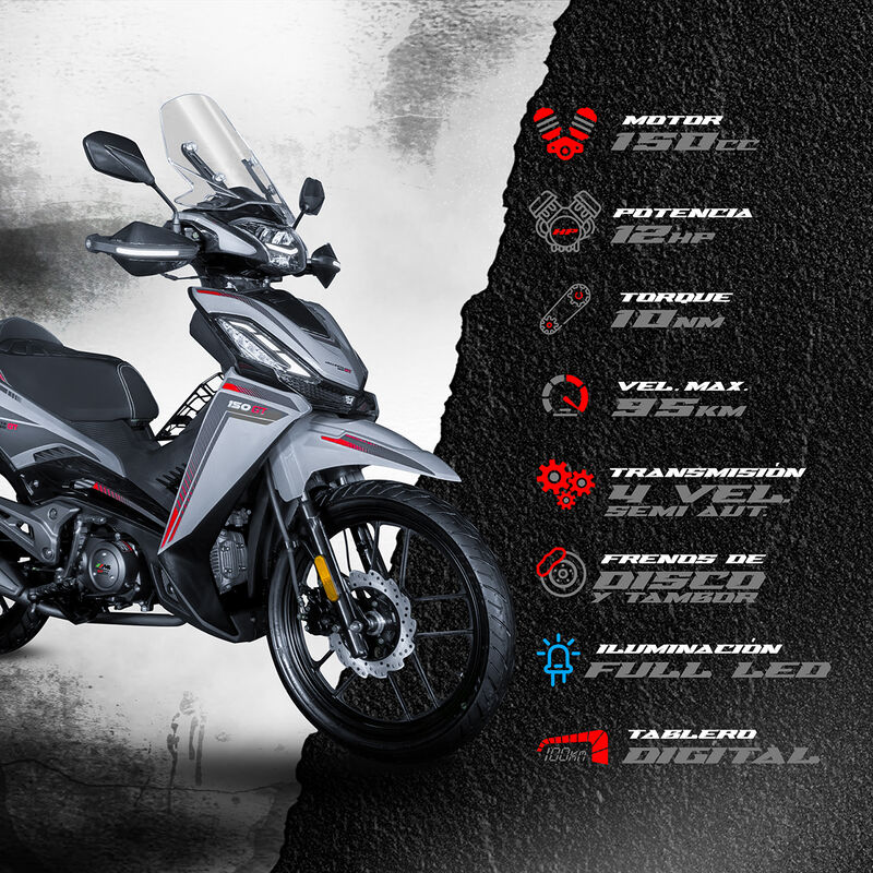 Motocicleta Mb Vallesta 150 Modelo 2026 image number null