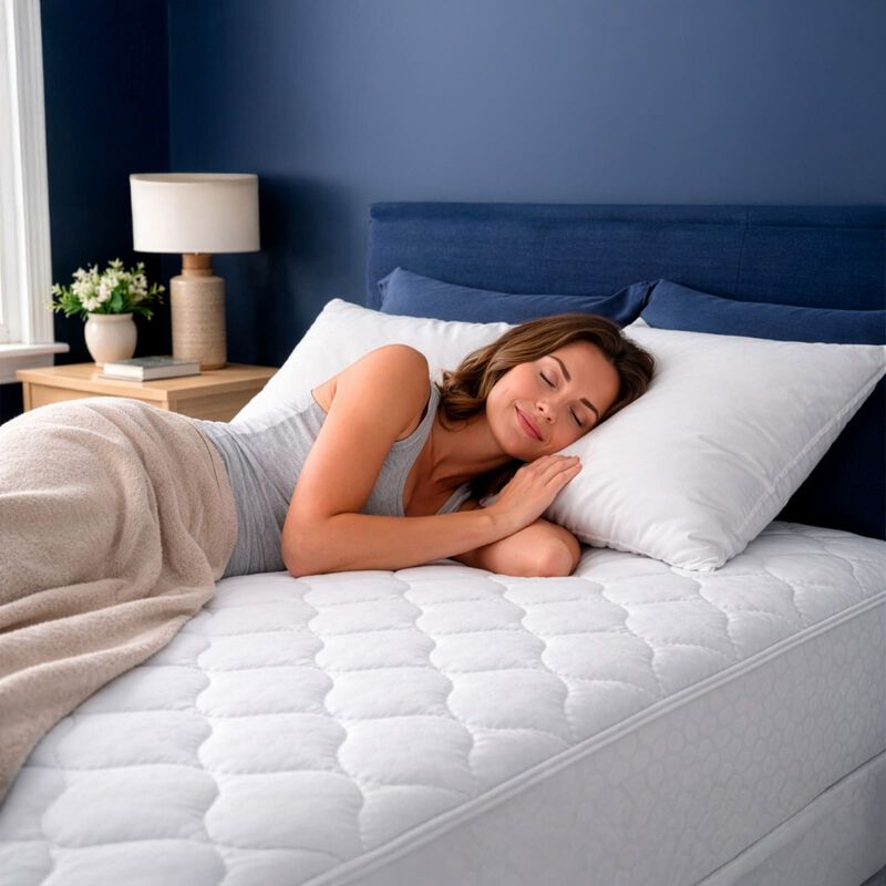 Protector De Colch&oacute;n Queen Size  Spring Air Dry... image number null