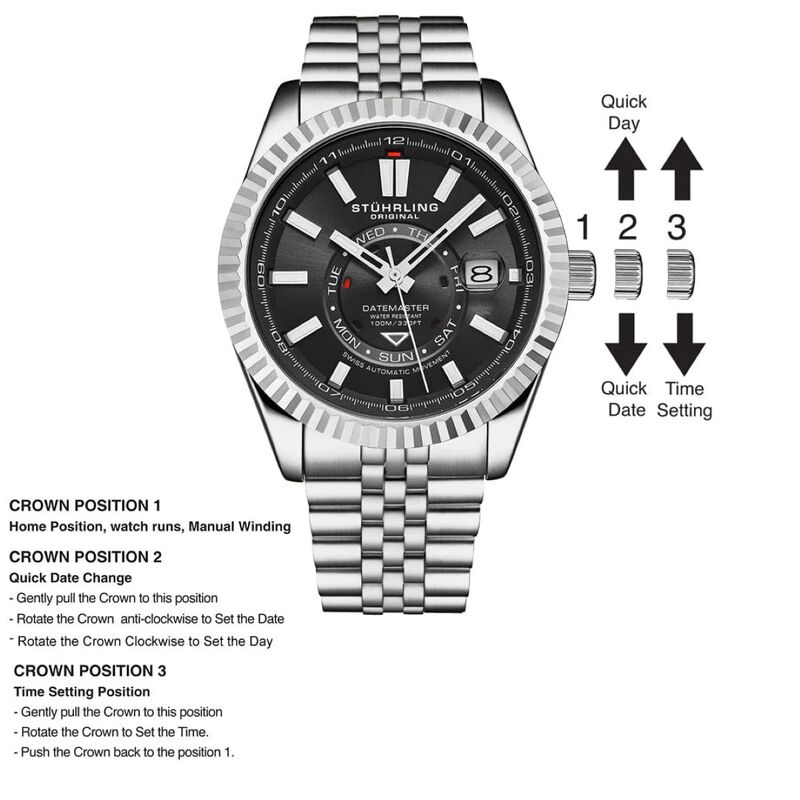 Reloj Stuhrling para hombre 1020.04 automático ... image number null