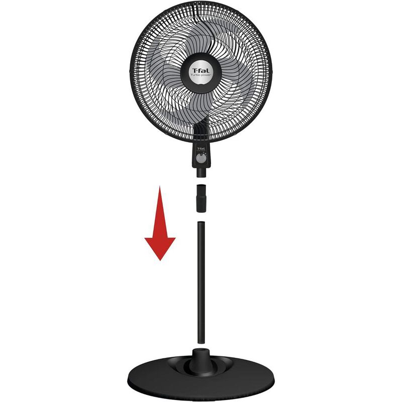 VENTILADOR PEDESTAL T-FAL VE2910X0 18 PUL PLAST... image number null