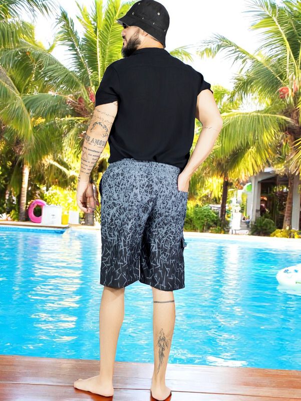 Short Playa y Alberca Hombre Estampado SH-058 D... image number null