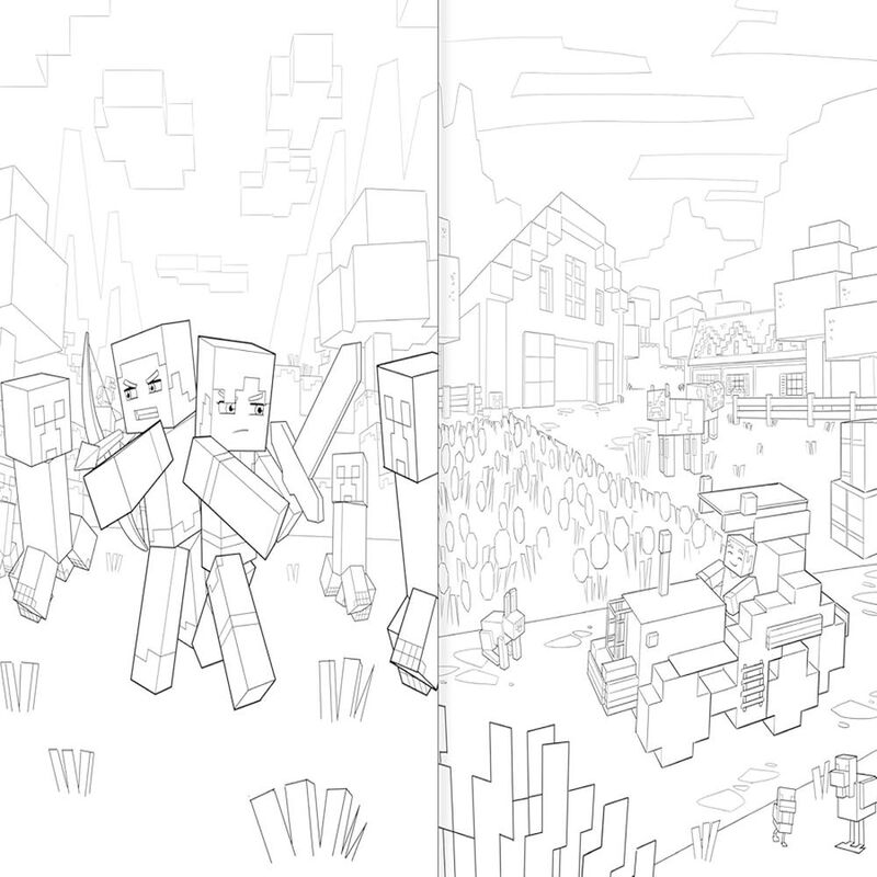 Minecraft. El Libro Oficial Para Colorear Modo ... image number null