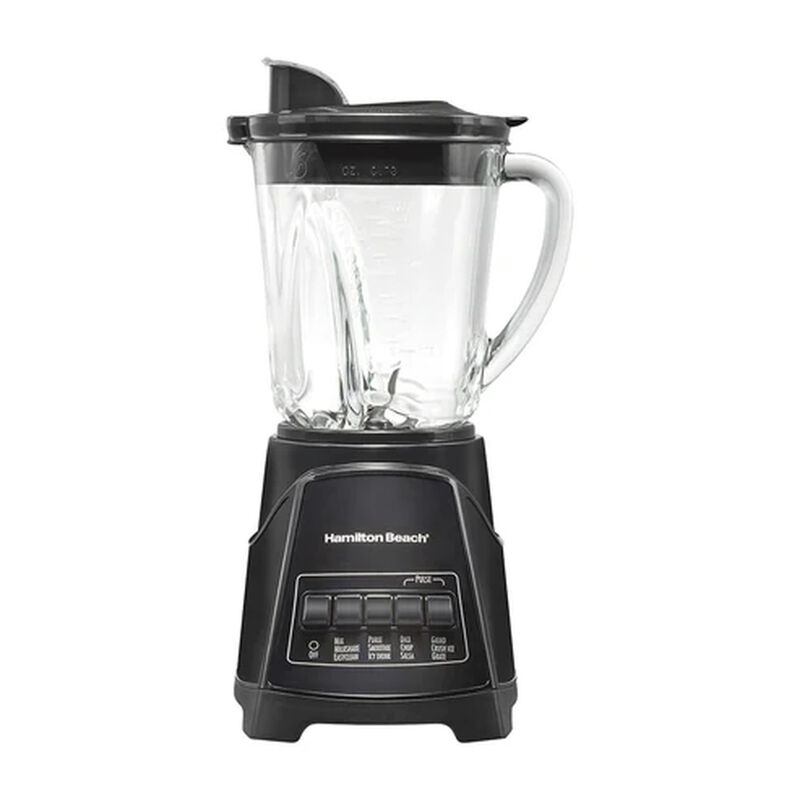 Licuadora Power Elite 1.1l Inoxidable Negra Ham... image number null