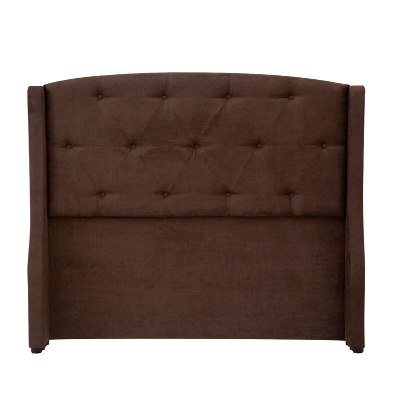 Cabecera King Size Dicasa Zefyr Chocolate image number null