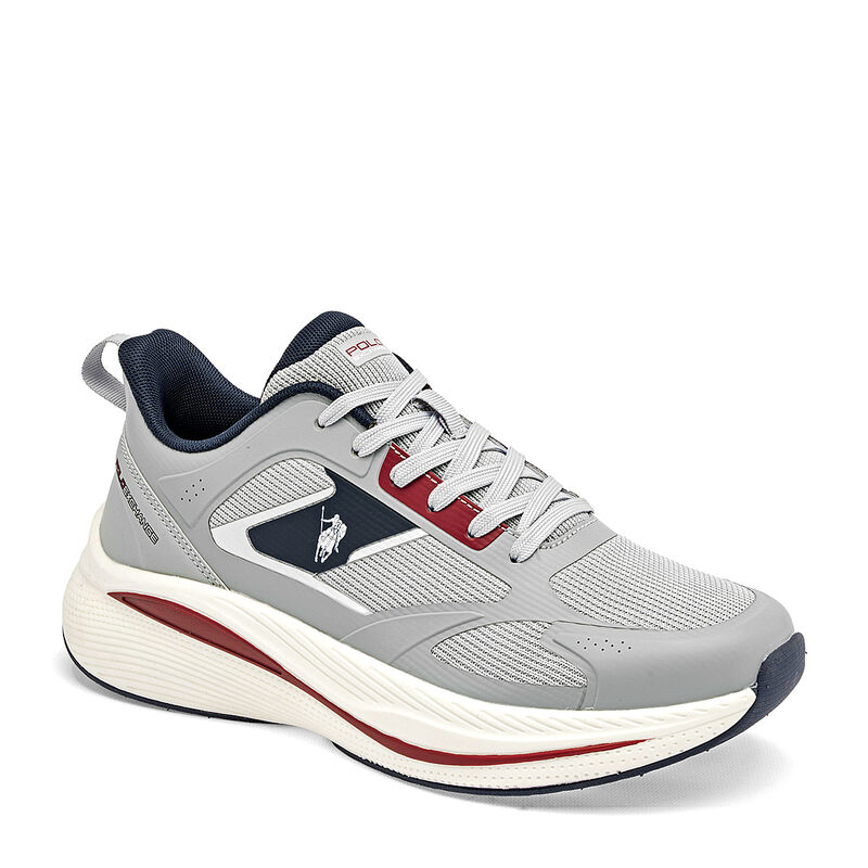 Polo exchange tenis para hombre gris cod 141387... image number null