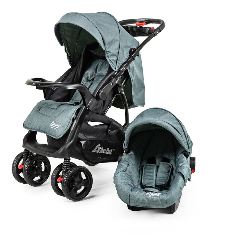Carriola D'Beb&eacute; Travel System Elite Verde END image number null