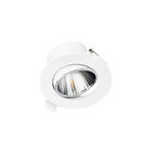 L&aacute;mpara Empotrable Dirigible Downlight Led 7 W, Luz C&aacute;lida Brillante, No Atenuable, Multivoltaje