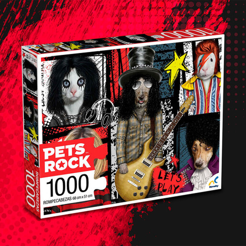 NOVELTY Rompecabezas Coleccionable Pets Rock Ha... image number null