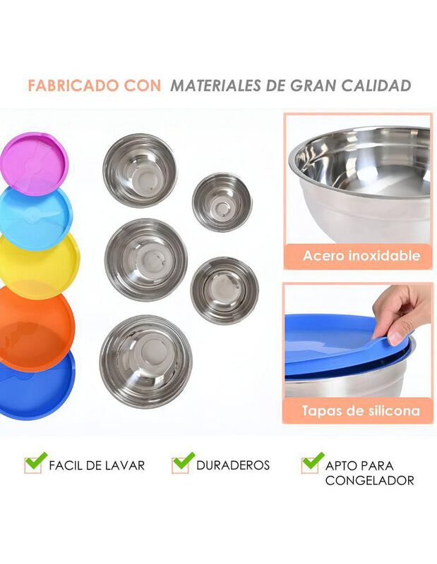 Set Contenedores Pink Brule Delibowl De Acero I... image number null