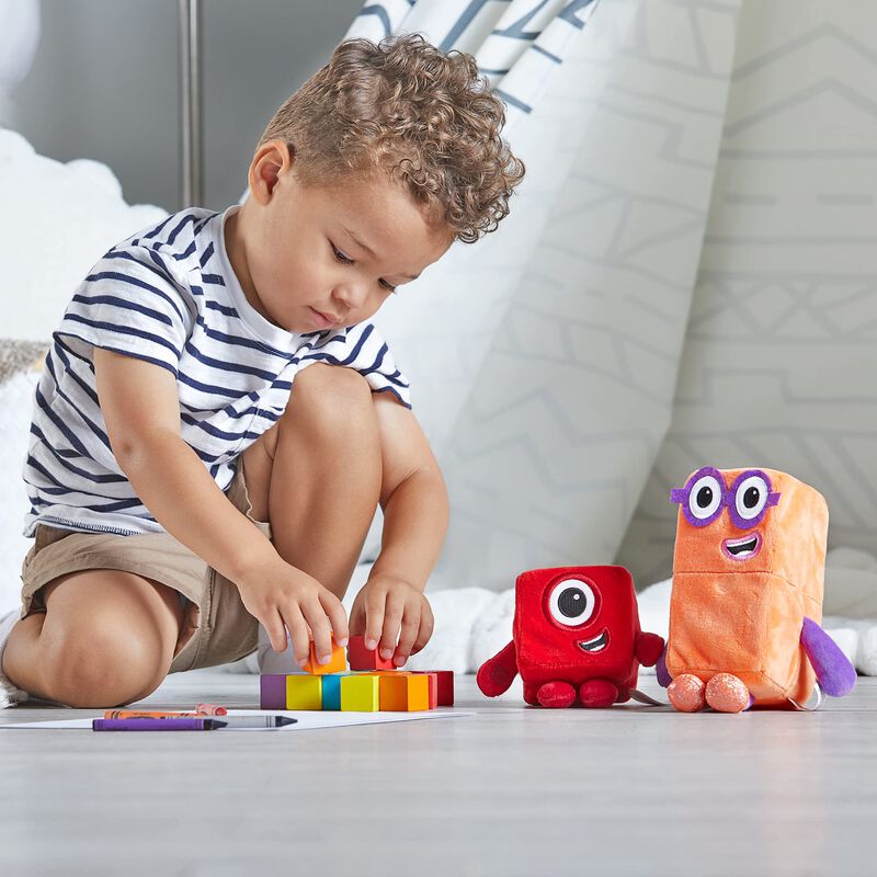 Figura De Peluche Hand2mind Numberblocks 1 Y 2 image number null