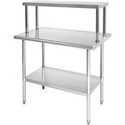 Mesa Trabajo Repisa Acero Inoxidable Ajustable 110x60x131.5