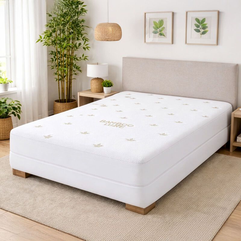Protector De Colch&oacute;n Spring Air Bamboo Luxe Ind... image number null