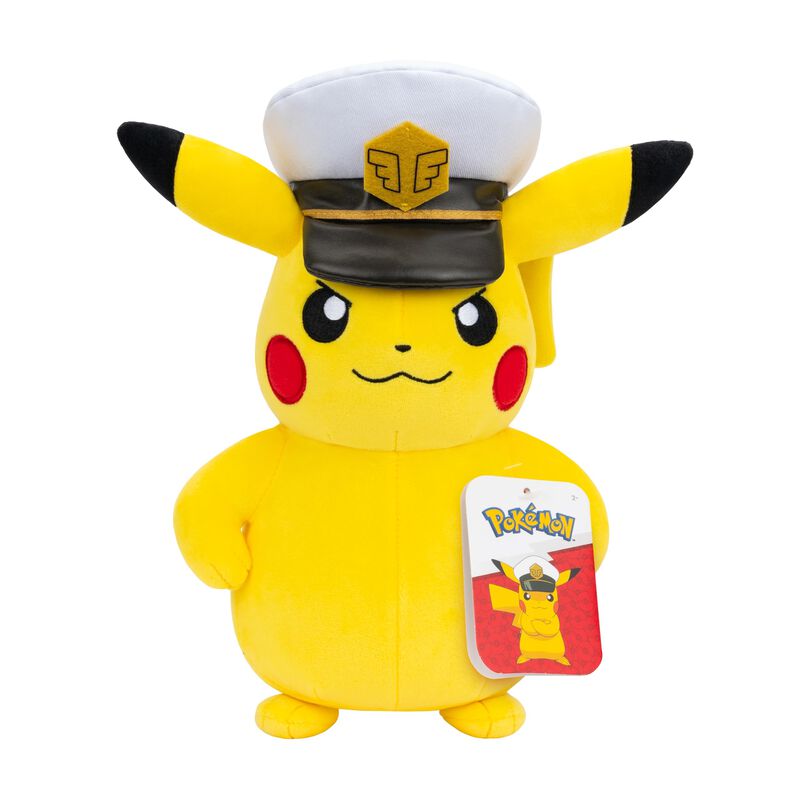 Peluche Pok&eacute;mon Capit&aacute;n Pikachu De 20 Cm Con So... image number null