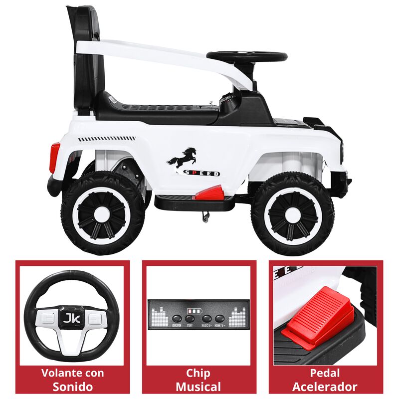 Montable El&eacute;ctrico para Ni&ntilde;os H&iacute;brido con Bast&oacute;... image number null