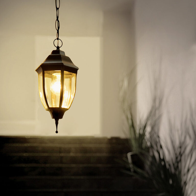 L&aacute;mpara Colgante Farol de Exterior, Base 27, 60... image number null