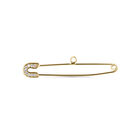 Seguro De Oro Amarillo De 14k Con Zirconias
