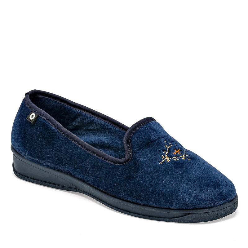 Mora Confort Pantufla para mujer marino image number null