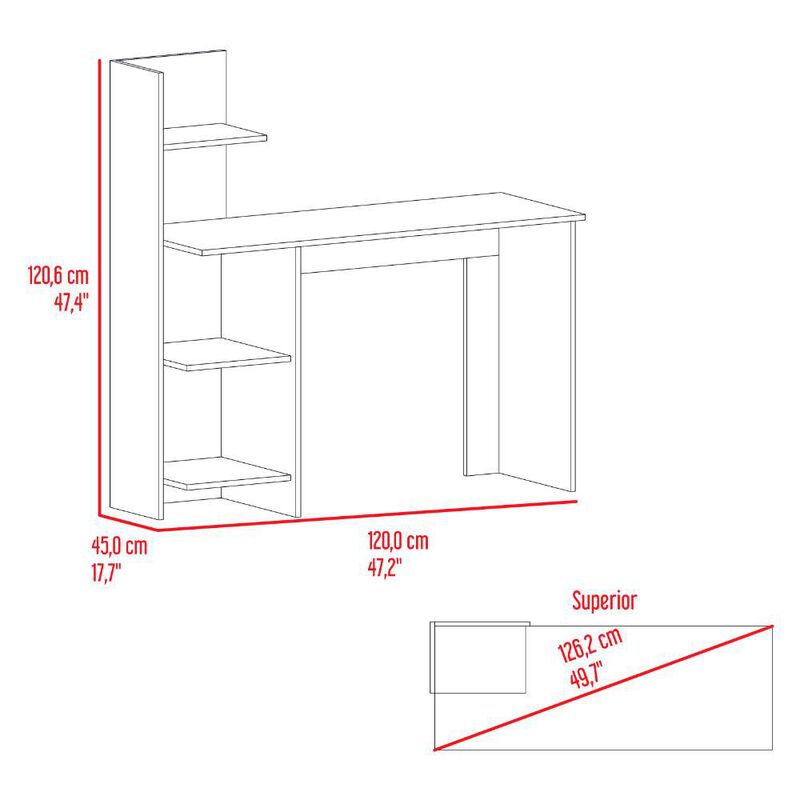 Escritorio Armable Vi&ntilde;a 120 Fresno image number null