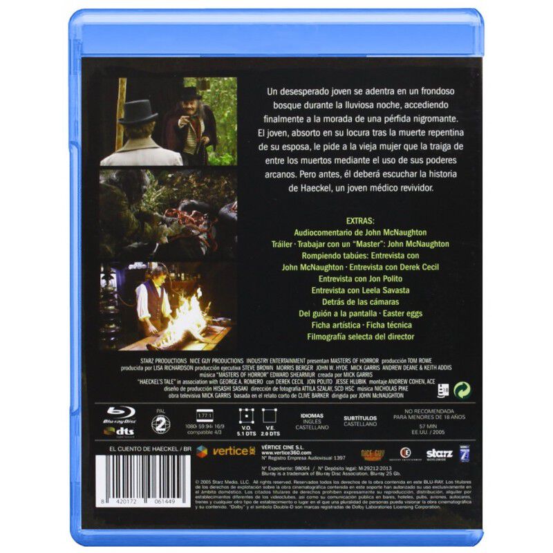 Maestros Del Horror: El Cuento De Haeckel [blu-... image number null