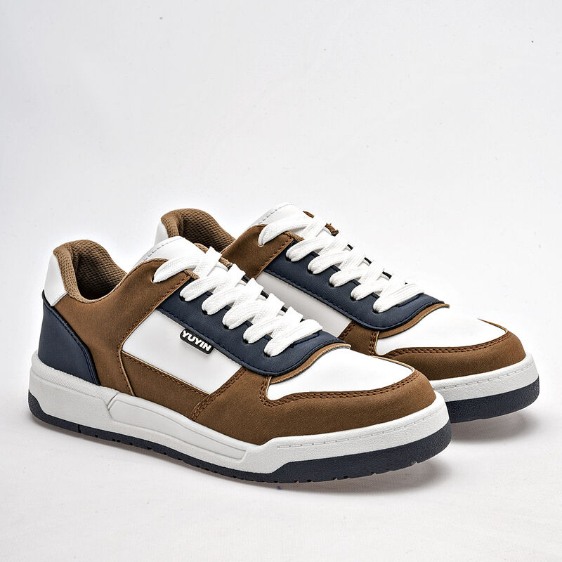 Yuyin Tenis urbano para joven camel blanco mari... image number null