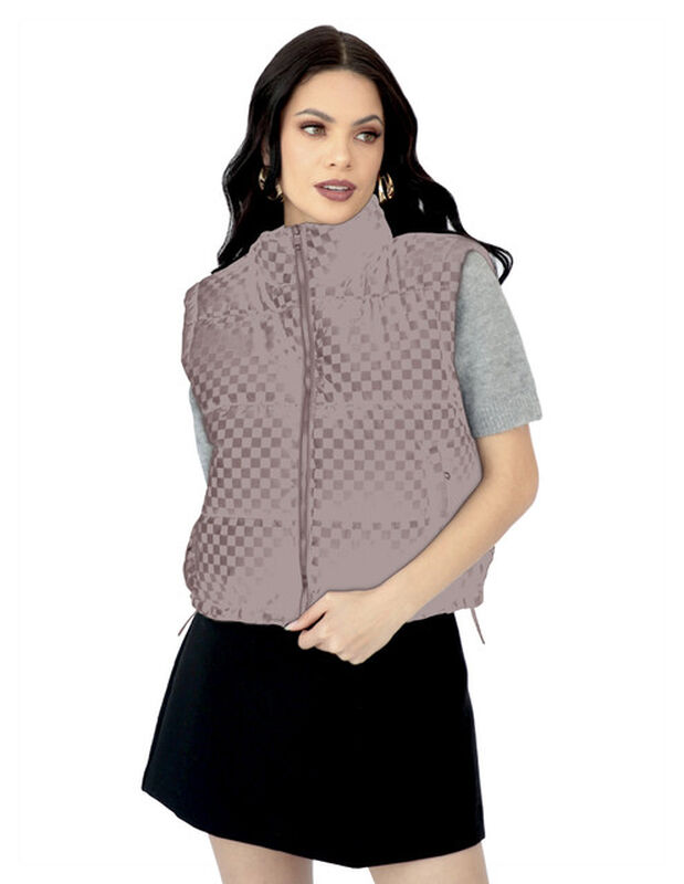 Chaleco Capitonado Corto Gorro Desmontable Dora... image number null