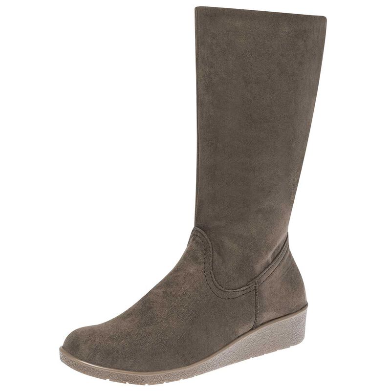 Been Class Bota con peluche para mujer caf&eacute; image number null
