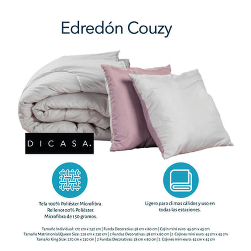 Set de Edred&oacute;n Couzy doble vista Individual DIC... image number null