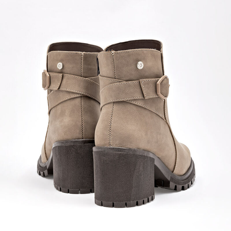 Moramora Bot&iacute;n para mujer beige image number null