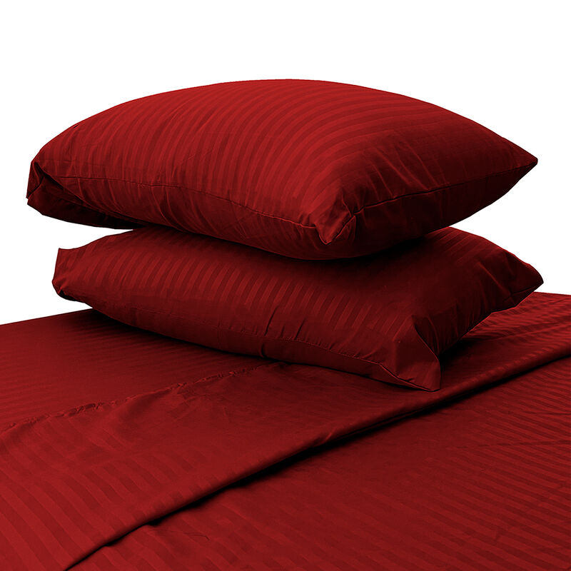 Juego de S&aacute;banas Tacto Seda Matrimonial 4 pieza... image number null