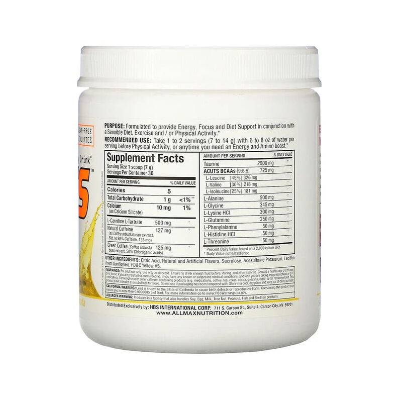 Aminocuts Allmax Piña Colada 210 gr image number null