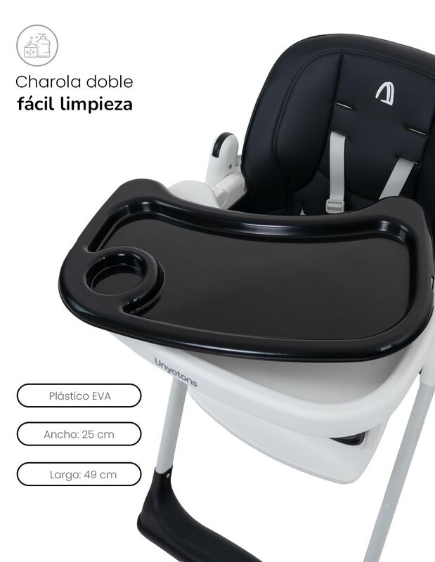 Silla periquera alta 5 en 1, silla para comer b... image number null