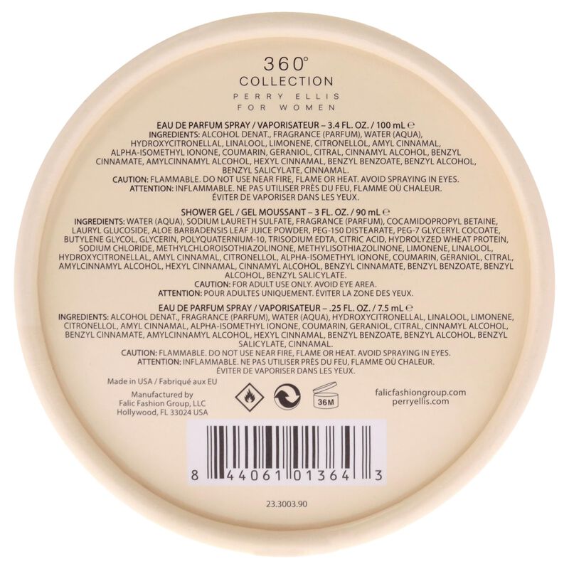 Set De Regalo Perfume Perry Ellis 360&deg; Collecti... image number null