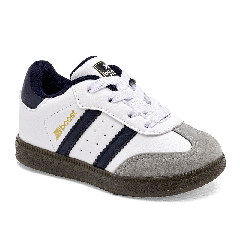 Boost Tenis para bebé niño blanco marino gris image number null