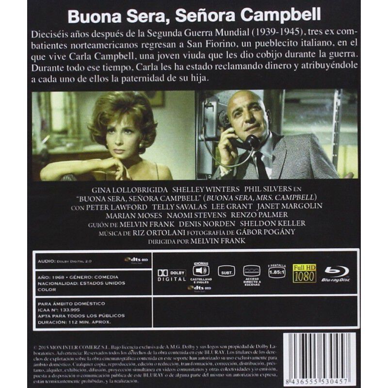 Buona Sera Se&ntilde;ora Campbell (blu-ray.) image number null