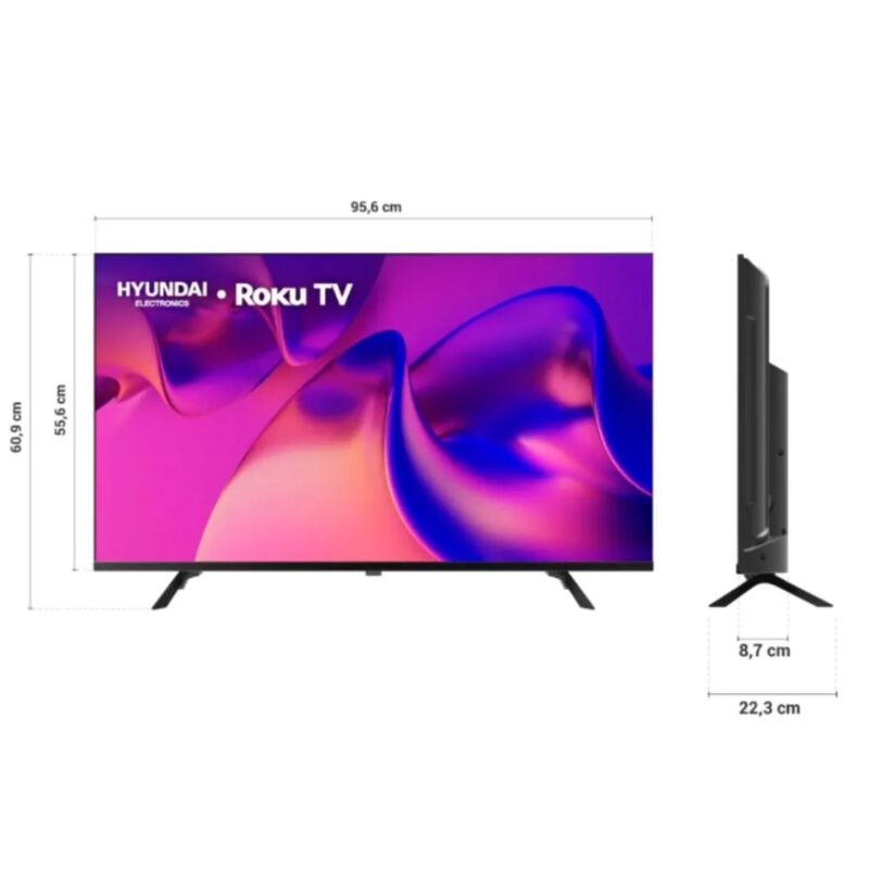 Pantalla LED HD 43" Hyundai Modelo HYLED4325RIM image number null