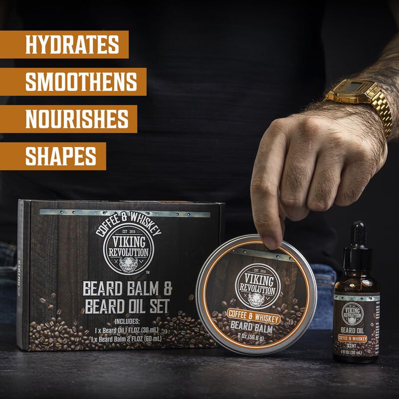 Kit De B&aacute;lsamo Y Aceite Para Barba Viking Revol... image number null