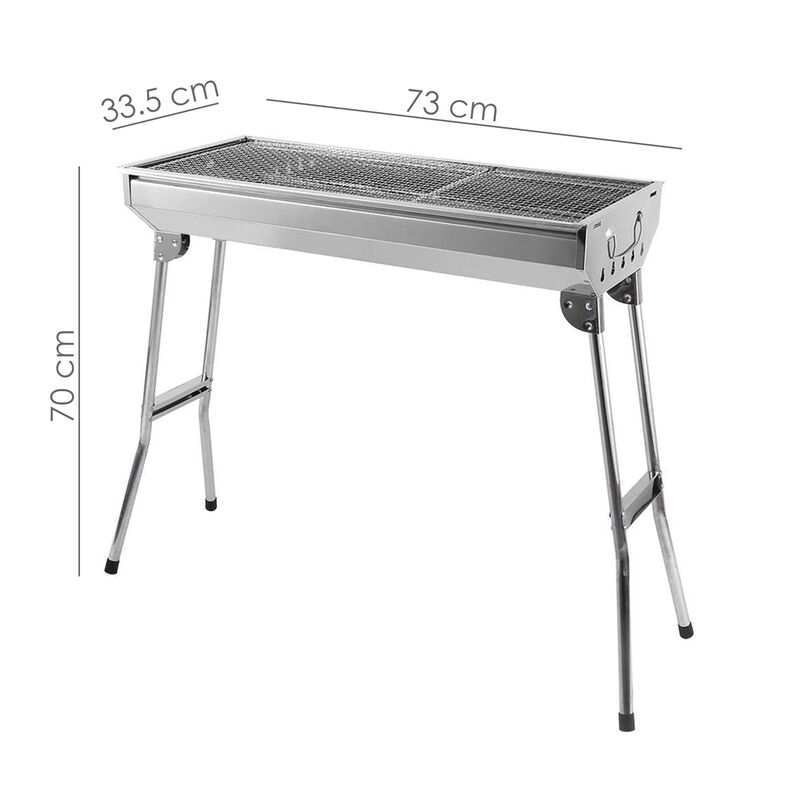 Asador De Acero Inoxidable Modelo Sonora image number null