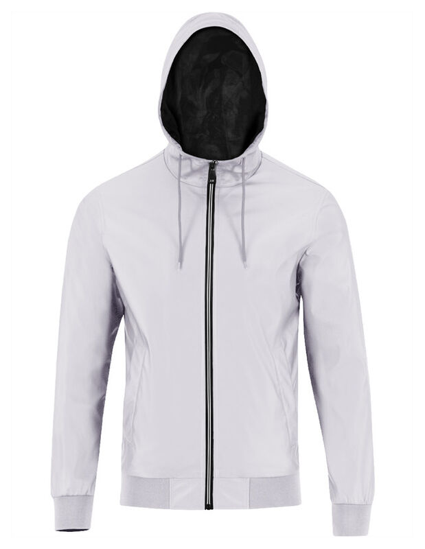 Chamarra Caballero Afelpada Capucha Beige Claro... image number null