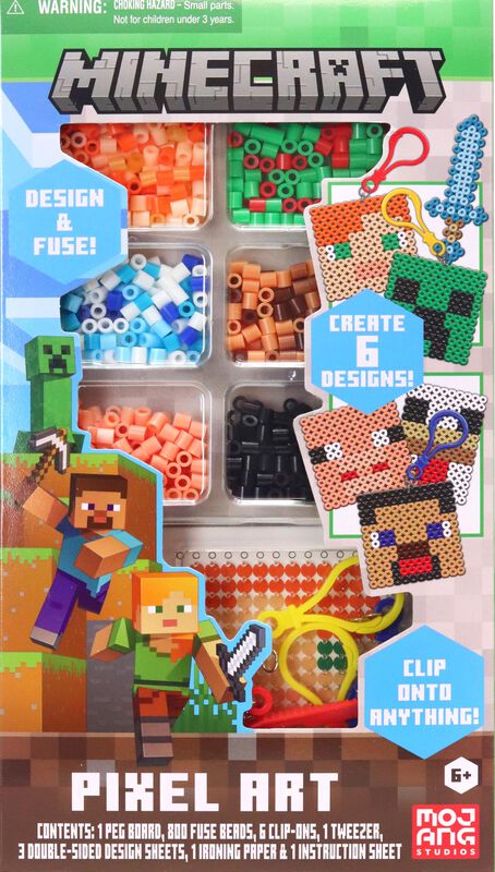 Set Pixel Art Tara Toys Minecraft Con 800 Cuent... image number null