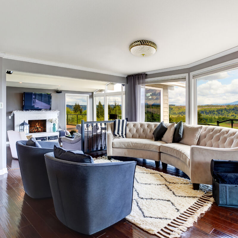 Plaf&oacute;n para techo GOLD 002 Mil Luces image number null