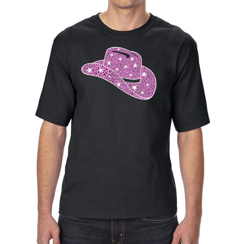 Camiseta Alta y Larga Word Art Para Hombre - So... image number null