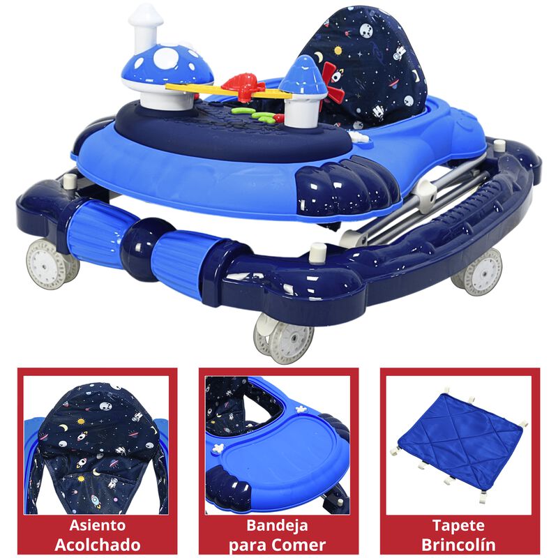 Andadera para Beb&eacute; Mecedora Dise&ntilde;o de Hongo Mus... image number null