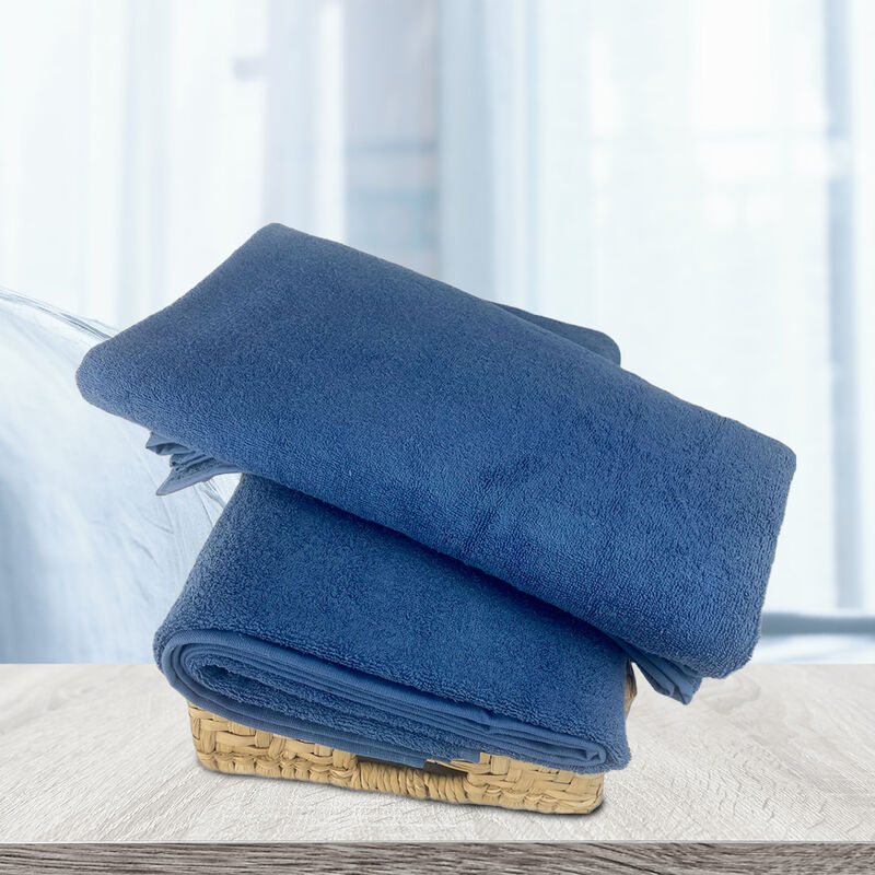 Set 2 de Toallas Alberca Azul Zafiro Premium Ul... image number null