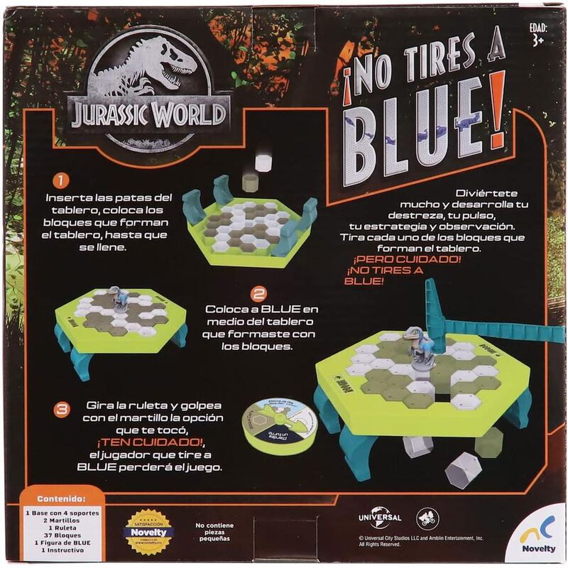 Juego de Mesa No Tires A Blue de Jurassic World image number null