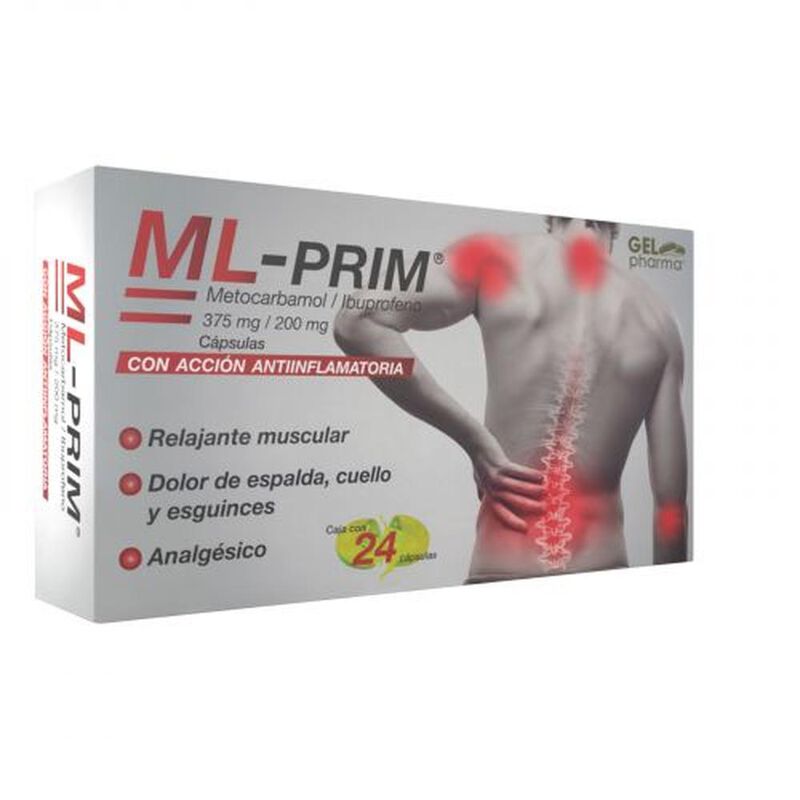 Ml-prim Metocarbamol/Ibuprofeno 375mg/200mg Rel... image number null