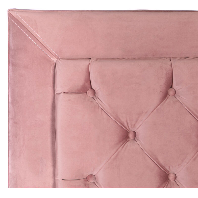 Cabecera Queen Size Dicasa Mary Palo de Rosa image number null