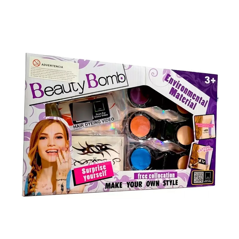 Juguete Set De Tatuajes Beauty Bomb Maquillaje image number null