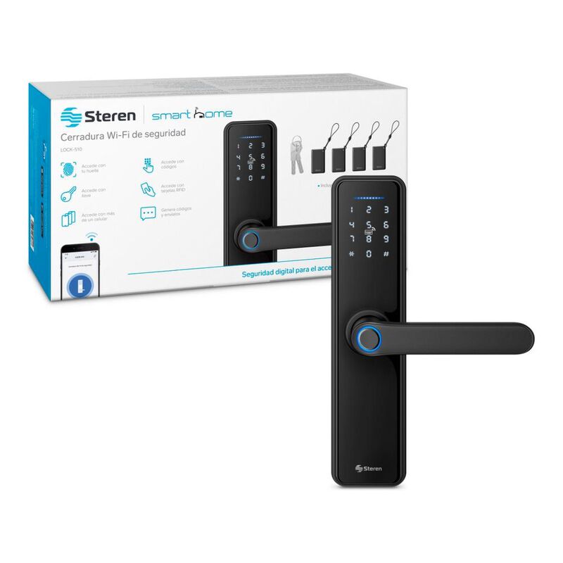 Cerradura digital Wi-Fi* de seguridad compatibl... image number null