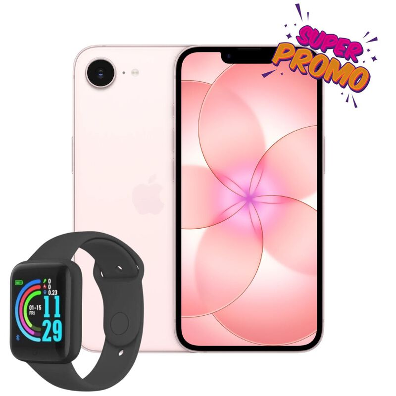Combo Iphone 17e 256gb Rosa + Smartwatch image number null