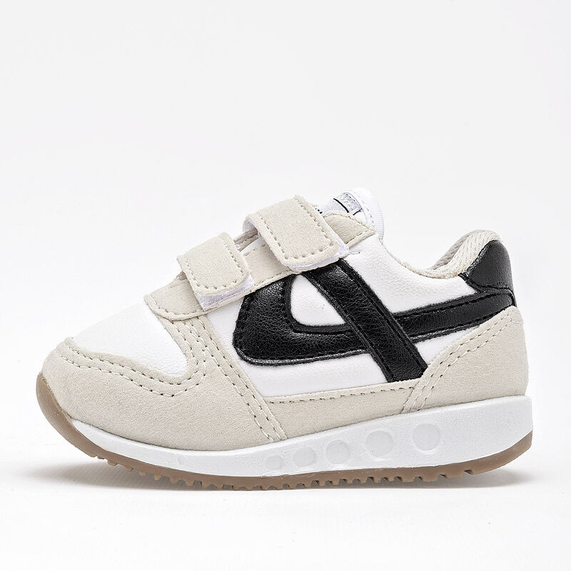 Panam Tenis para beb&eacute; ni&ntilde;o. Late blanco negro image number null